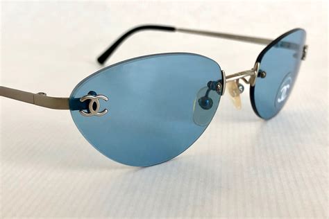 chanel sunglasses blue|occhiali chanel vintage.